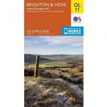 Ordnance Survey Map of Brighton & Hove