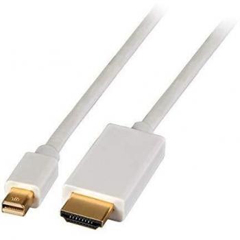 EFB HDMI‑DisplayPort Verbindungskabel 1 m, weiß
