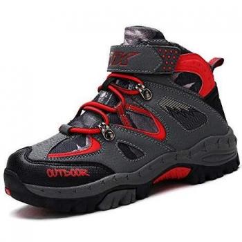 Kinder-Outdoor-Schuhe: Mid Trekkingstiefel mit Wärmeschutz (EU 32/33)