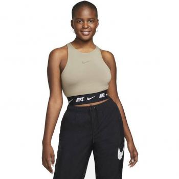 Nike Sportswear Damen Crop Top Matte Olive M