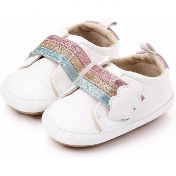 First Walkers Rainbow Clouds Baby Shoes for Boys and Girls
