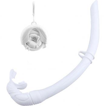 Tuba de snorkeling pliable