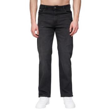 Breeze Classic Straight Jeans, Black Wash – 36L34