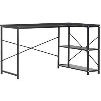 VidaXL Scrivania nera per PC 120 x 72 x 70 cm