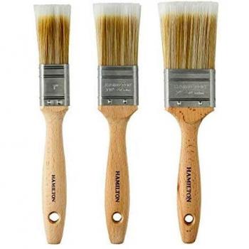 Hamilton 23140-003 Prestige Synthetic Bristle Flat Paint Brush Set