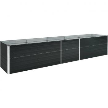 Jardinière surélevée anthracite 400x80x77 cm