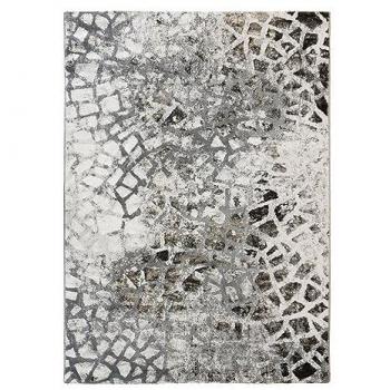 CeraGrafico Borges Ceramik Tappeto 120x170 cm, Colore Grigio