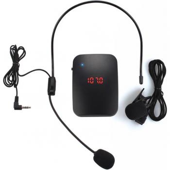 Wireless Headset Microphone with FM Transmitter