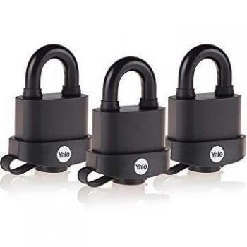 YALE Candado de Intemperie 50 mm x 3