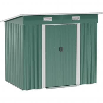 Outsunny 6.8 x 4.3ft Outdoor Garden Storage Shed, Tool Storage Box