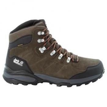 Botas de Trekking Jack Wolfskin Refugio Texapore Mid Verde Negro 39.5