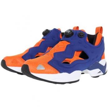 Reebok InstaPump Fury 95 Low‑Top Sneaker – Unisex, Smash Orange & Classic Cobalt – Size 42 EU (UK 8)