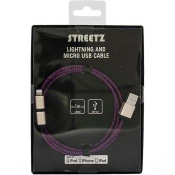 Streetz 1m USB Laddkabel