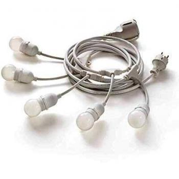 Ideal Lux Fiesta Sp5 Sospensione Bianco (Variante 1)