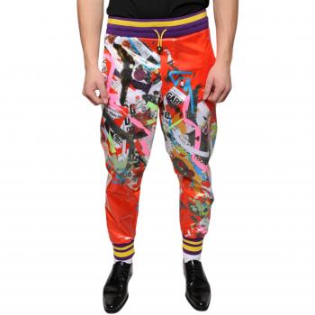 Multi-Patterned Jogger Trousers