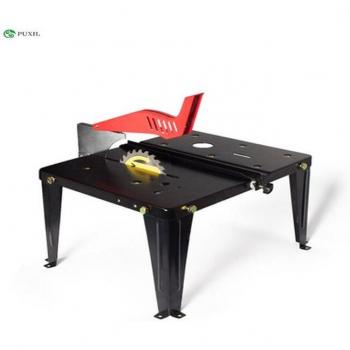 Banco de Taller Compacto con Mesa Deslizante y Sierra Circular