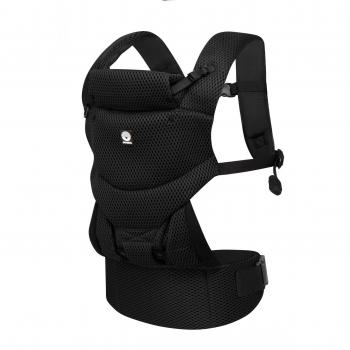Dooky, Babytrage, Atmungsaktive 3D Urban Comfort Babytrage Schwarz – 2024 Modell