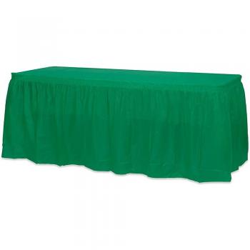 Jupe de table en plastique pour anniversaire