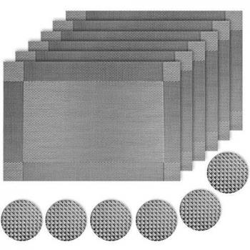 SilkSilver ZhengYue Placemats – Non‑Slip, Heat & Stain Proof