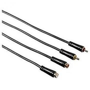 Hama Câble Rallonge RCA Or Noir 3,00m