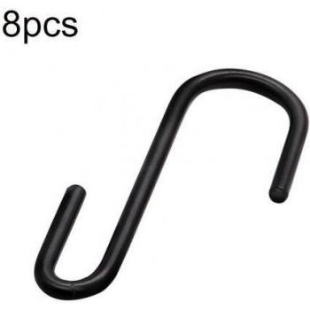 Ganchos Colgantes de Acero Inoxidable en Forma de S (4/8 Uds) para Cocina