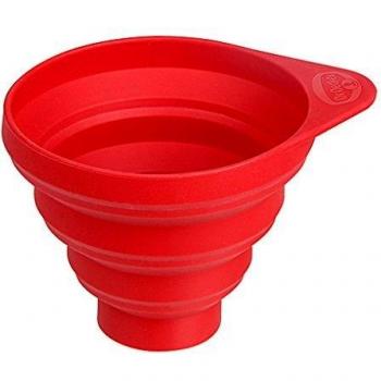 Embudo Plegable de Silicona, Dr. Oetker, 1 Unidad, Color Rojo