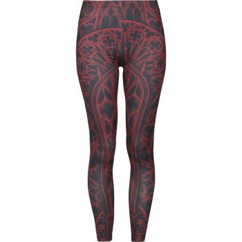 Noir Obsidiana – Leggings con adornos de Gothicana en talla XL