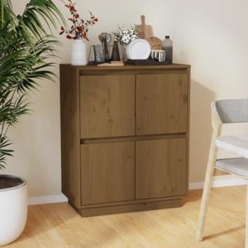 Organizzatore di Caffè e Cucina Credenza Pino Marrone 60x34x75