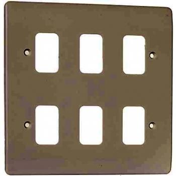 MK Electrical Logic Plus 6 Grid Plus Cover