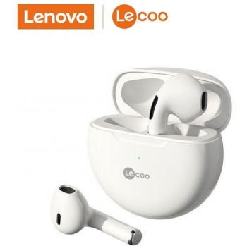 Dual‑Bass Lecoo EW305 Water‑Resistant Bluetooth Earbuds with Microphone