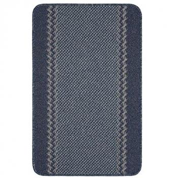 116Blu Lined Blue Designer Rug (133x190cm)
