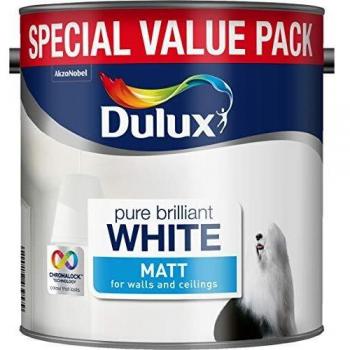 Dulux Vinyl Matt Finish Pure Brilliant White 3L