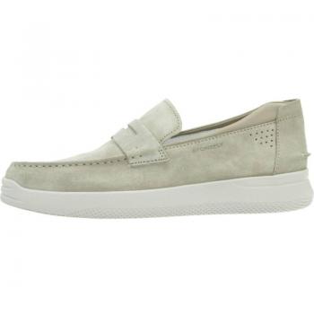 Chaussure homme Stonefly beige, semelle en gomme, doublure textile, référence 119708, fabriqué en Bulgarie