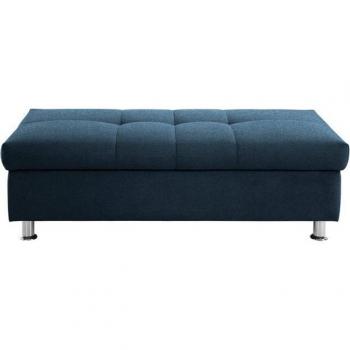DOMO Stauraumhocker Franzi, blau, ideal für zusätzlichen Stauraum
