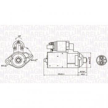 Starter di motorino Magneti Marelli 063721409010