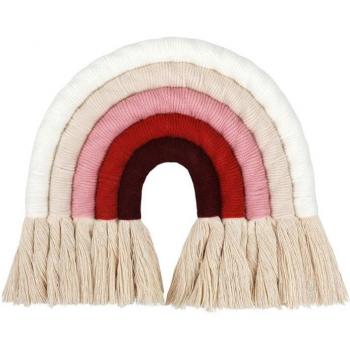 Macrame Regenbogen Dekoration für Babyzimmer