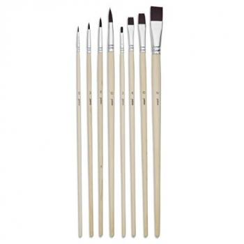 Pinceau Set Pebeo Polyamide Brown 8 pièces