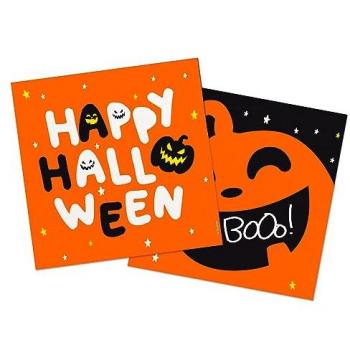 Serviettes Folat 20 Stück – Happy Halloween – BoOo – ca. 33 × 33 cm