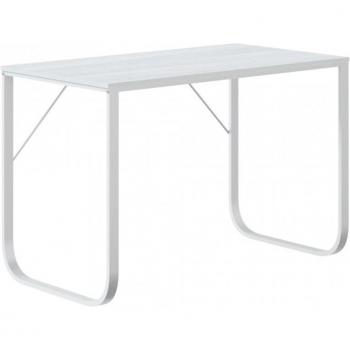 VidaXL Bureau d'ordinateur Blanc 110x60x73 cm Aggloméré30201