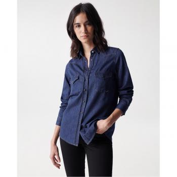 Camisa de Manga Larga Vaquera Fit Slim