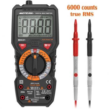 Ohmmètre Meterk TRMS 6000 Points