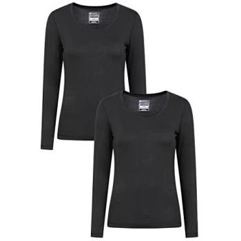 Quick Dry Keep The Heat 2‑Pack Women's Round Neck Top – Mountain Warehouse – Size 12