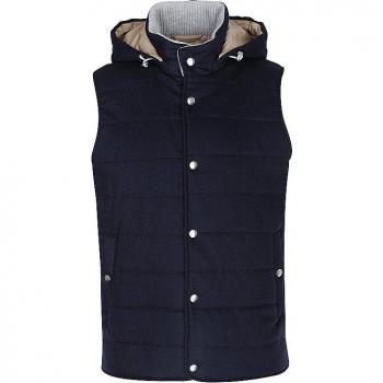 Eleventy Vests Male Blue Size M Stylish Gilet
