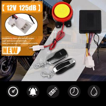 Bicycle Anti-Theft Alarm with Remote Control 12V DC