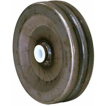Roue en fer Ø 280 x 80 mm avec couronne en nylon Ø 30 mm