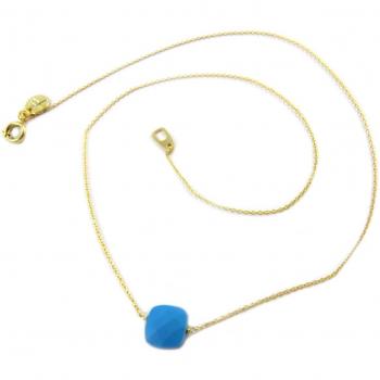 Collier Turquoise 7bis Boho Gold