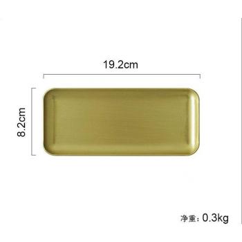 Gold Brass Jewelry Tray