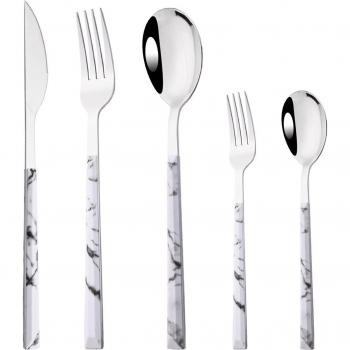 Houten Handvat Servies Set