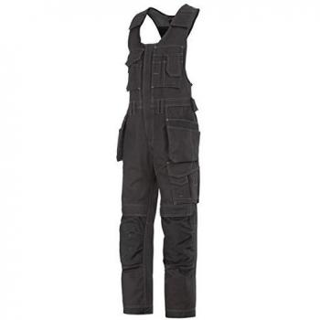 Snickers Canvas+ kurze Kombihose schwarz Gr. 48