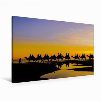 Hochwertiges Leinwandbild „Karawane“ 90 × 60 cm – Kein Poster